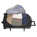 Eddie Bauer Bolsa de lona Expedition 2.0 hecha de policarbonato resistente y nailon, Negro