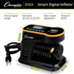 Champion Sports Bomba de aire digital, inflador electrónico para pelotas deportivas, portátil, bomba inteligente para ba