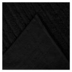 Colcha chenilla medallón acolchada Pan Overseas BSASKIBLK Better Trends Ashton 100% algodón King negro 120x110 pulgadas