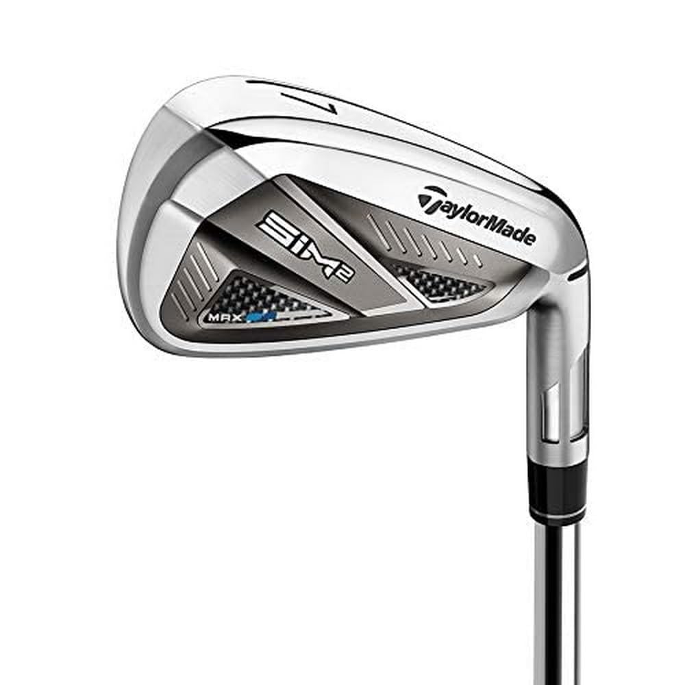 Version 1.0.0 TaylorMade Palos de golf SIM2 Max para hombres, Acero