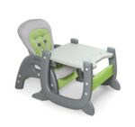 Badger Basket Envee II Silla alta convertible para bebé con asiento de alimentación infantil, asiento elevador y escrito