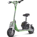 MotoTec /UberScoot 70x Patinete de gas de 2 velocidades Verde
