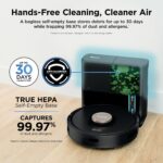 SharkNinja AV2501AE Robot Aspirador con IA | Base Autovaciante XL HEPA Sin Bolsa 60 Días | Navegación LIDAR | Compatible