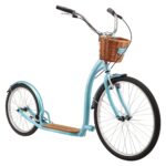 Schwinn - Patinete Shuffle para adultos con rueda delantera de 26 pulgadas, rueda trasera de 20 pulgadas, frenos lineale