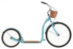Schwinn - Patinete Shuffle para adultos con rueda delantera de 26 pulgadas, rueda trasera de 20 pulgadas, frenos lineale