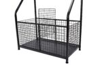 BIRDROCK HOME Organizador de pelotas de equipo deportivo de 43 pulgadas de alto para garaje, estante de almacenamiento,
