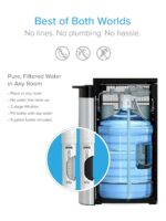 Despachador de agua de carga inferior Brio CLNLPOU520SCF2 con filtro de 2 etapas tres temperaturas caliente fría y tempe