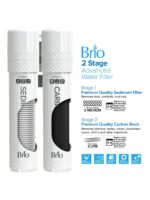 Despachador de agua de carga inferior Brio CLNLPOU520SCF2 con filtro de 2 etapas tres temperaturas caliente fría y tempe