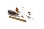 RBT Sable de champán prémium para reventar botellas sin esfuerzo, elegante herramienta de sabrage, 3.94 x 17.72 pulgadas