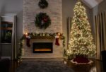Chimenea Eléctrica Pared Northwest Trademark 210540FQK 42 Pulgadas LED Calor Ajustable Control Remoto