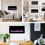 Chimenea Eléctrica Pared Northwest Trademark 210540FQK 42 Pulgadas LED Calor Ajustable Control Remoto