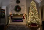 Chimenea Eléctrica Decorativa Pared Trademark Global 755882ARY 54" LED Sin Calor Control Remoto