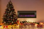 Chimenea Eléctrica Decorativa Pared Trademark Global 755882ARY 54" LED Sin Calor Control Remoto