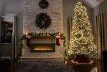 Chimenea Eléctrica Pared Northwest Trademark 157165BZB 50 Pulgadas LED Calor Ajustable Control Remoto