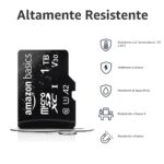 Amazon Basics Tarjeta de memoria microSDXC con adaptador de tamaño completo, A2, U3, velocidad de lectura de hasta 100 M