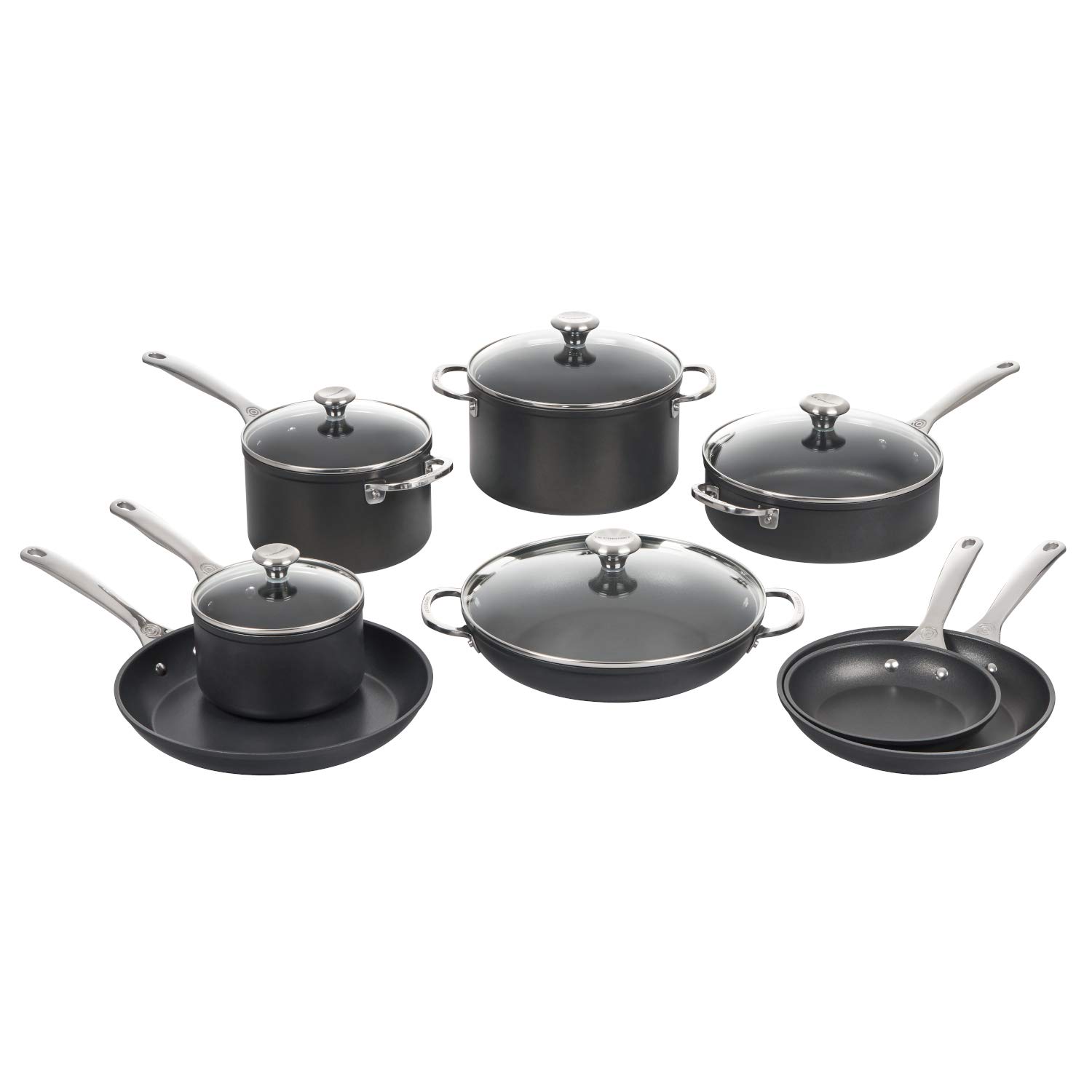 Version 1.0.0 Batería de cocina antiadherente endurecido Le Creuset TNSP0013 juego de 13 piezas