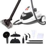 Limpiador de vapor multisuperficie Ewbank SC1800 1800W con accesorios para alfombras azulejos pisos tapicería coche baño