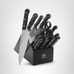 HENCKELS Solution - Juego de cuchillos afilados como navajas de 16 piezas, cuchillo de chef, cuchillo de pan, cuchillo p