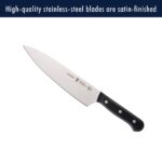 HENCKELS Solution - Juego de cuchillos afilados como navajas de 16 piezas, cuchillo de chef, cuchillo de pan, cuchillo p