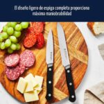 HENCKELS Solution - Juego de cuchillos afilados como navajas de 16 piezas, cuchillo de chef, cuchillo de pan, cuchillo p
