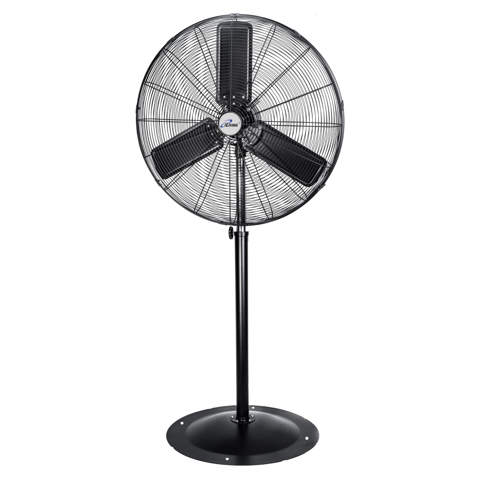 Version 1.0.0 Ventilador de pedestal oscilante iLIVING USA ILG8P31-93 30 pulgadas 8400 CFM 120V uso comercial y exterior