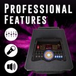 QFX Altavoces Bluetooth grandes profesionales E-1500 | Sistema de altavoces PA portátiles | Woofers duales de 15 pulgada