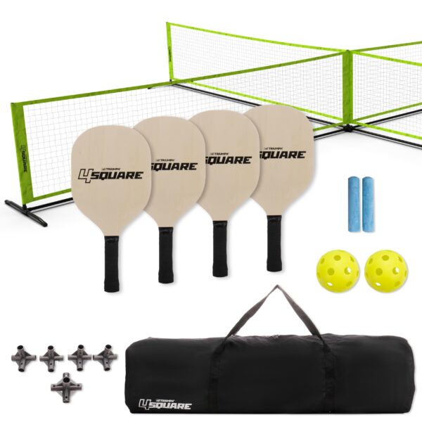 Triumph Sports 4 Square Pickleball Game Set