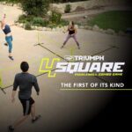 Triumph Sports 4 Square Pickleball Game Set