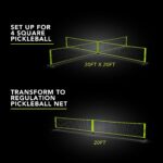 Triumph Sports 4 Square Pickleball Game Set