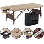Master Massage Del Ray Pro Mesa de masaje portátil de 30 pulgadas (30 pulgadas de ancho x 84 pulgadas de largo) con altu