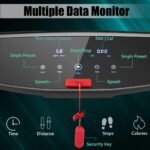Caminadora GYMAX plegable 3.0 HP motor silencioso pantalla tactil HD Bluetooth control app