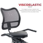 Bicicleta Estática Reclinada Inteligente Sunny Health Fitness SF-RB421004 resistencia magnética 8 niveles asiento ajusta