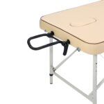 Master Massage 28 "Violeta Deporte Tamaño Ultra Ligero Aluminio Portátil Masaje Mesa Paquete En Negro, 1 unidad