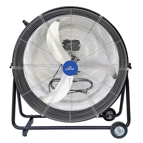 Ventilador de tambor industrial iLIVING ILG8MF30-83 30 pulgadas 8300 CFM 3 velocidades certificado UL