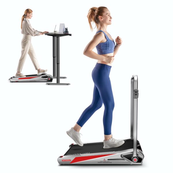 Caminadora de Escritorio Egofit Fitwalker M1T con Inclinacion 5 Porciento Capacidad 220 Libras Control Remoto y App