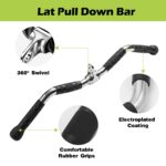 Juego de accesorios para máquina de cable de 6 piezas, accesorio para máquina de cables de barra LAT, mango doble D, bar