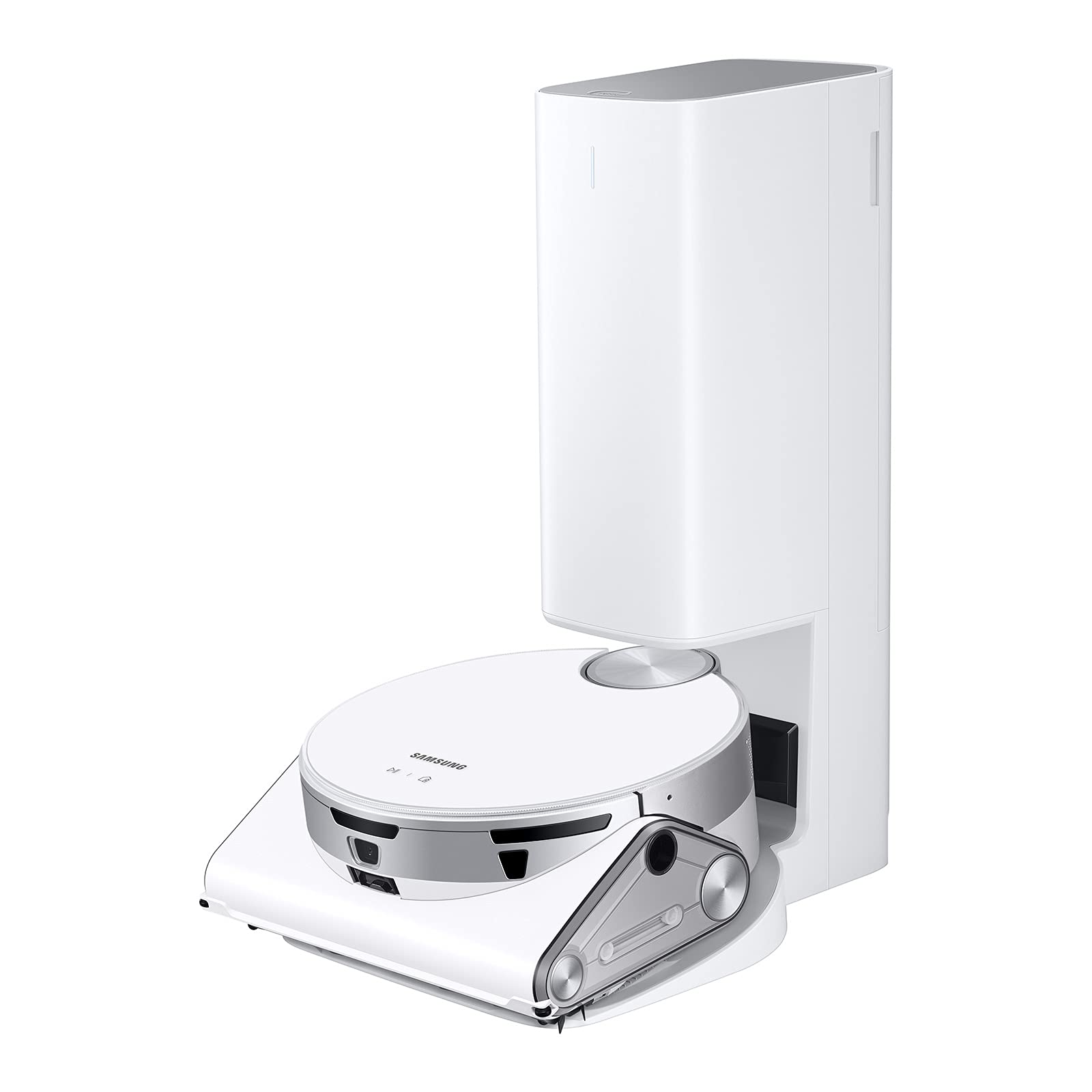 Version 1.0.0 Aspiradora Robot Samsung Jet Bot AI+ VR50T95735W con Reconocimiento de Objetos, Estación de Limpieza, Filtro de 5 Capas,