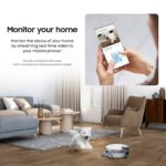 Aspiradora Robot Samsung Jet Bot AI+ VR50T95735W con Reconocimiento de Objetos, Estación de Limpieza, Filtro de 5 Capas,