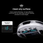 Robot Aspirador Samsung Jet Bot+ VR30T85513W – Estación de Limpieza Vaciado Automático, Filtro 5 Capas, Control de Poten