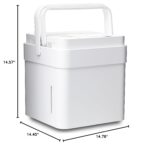 Deshumidificador Midea MAD50PS1QWT Cube 50 Pintas con Bomba WiFi 4500 ft²