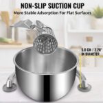 VEVOR Rallador de queso rotativo, mandolina rotativa de zinc para verduras, mandolina manual de queso con 5 conos de cor