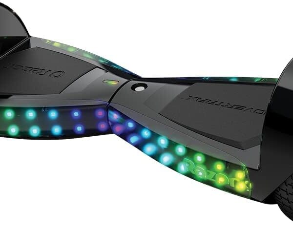 Razor Sonic Glow Hovertrax - Altavoz Bluetooth, luces LED sincronizadas con ritmo, hasta 8 MPH, scooter de autoequilibri