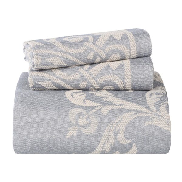 Juego de colcha jacquard medallón algodón Superior BEDSPREAD ADA-KG-SB 3 piezas colección Adalie King