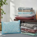 Juego de colcha jacquard medallón algodón Superior BEDSPREAD ADA-KG-SB 3 piezas colección Adalie King