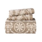 Juego de colcha Superior Kymbal BEDSPREAD KYM-KG-TP mezcla de algodón jacquard medallón 3 piezas King