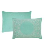 Juego de colcha mezcla de algodón 3 piezas Home City Inc BEDSPREAD LYR-KG-TQ colección Lyron mandala floral vintage jacq