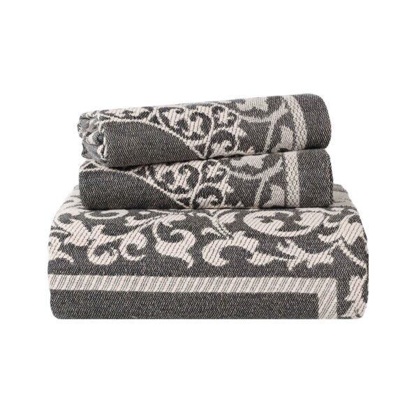 Juego de colcha mandala floral vintage Lyron Superior Home City Inc. BEDSPREAD LYR-QN-CL 3 piezas mezcla de algodón tama