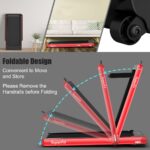 Caminadora plegable 2 en 1 Goplus SP37424 4.75 HP bajo escritorio con pantalla táctil LED altavoz Bluetooth y control re