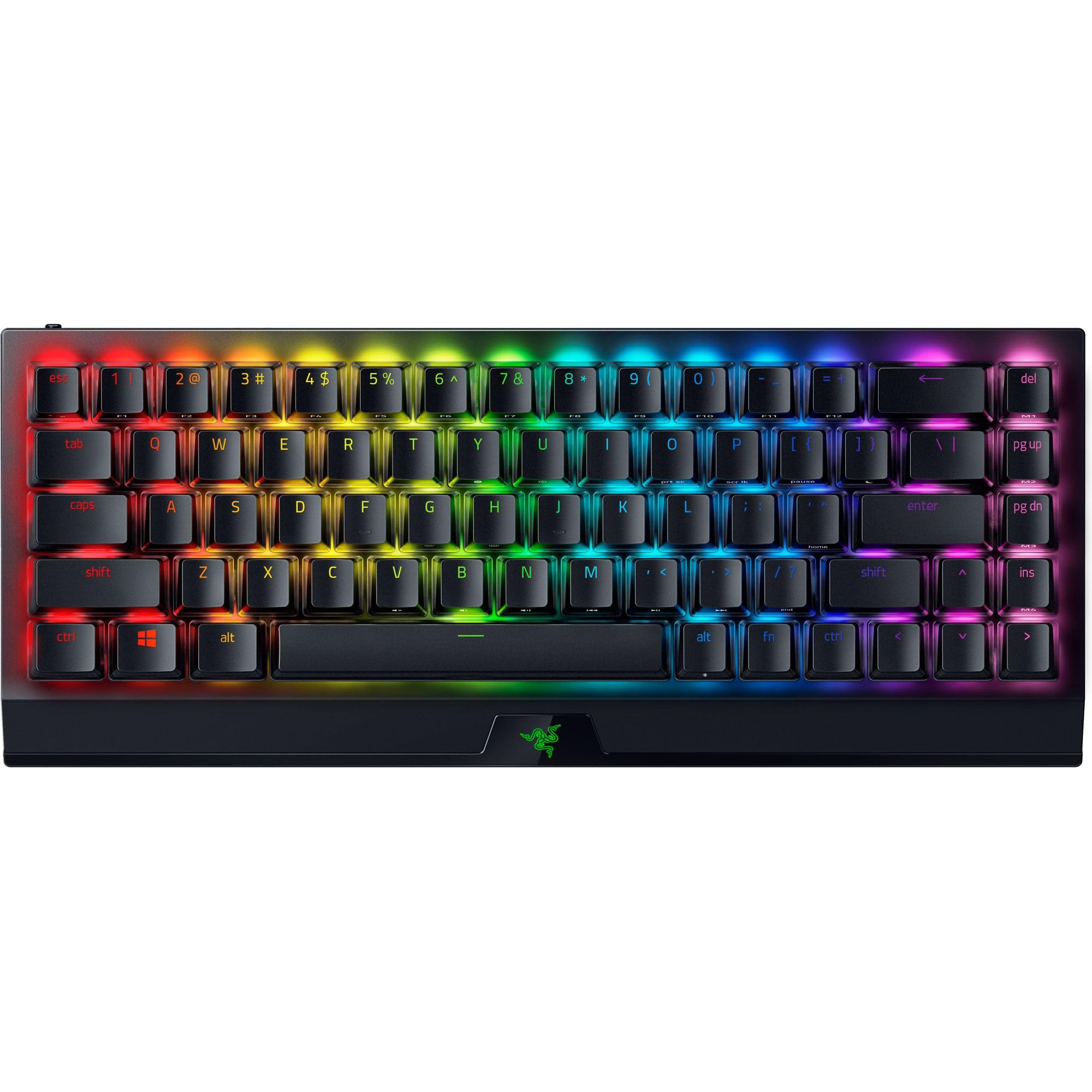 Version 1.0.0 Teclado mecánico inalámbrico Razer BlackWidow V3 Mini HyperSpeed RZ03-03892000-R3M1 65% interruptores verdes táctiles te