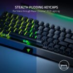 Teclado mecánico inalámbrico Razer BlackWidow V3 Mini HyperSpeed RZ03-03892000-R3M1 65% interruptores verdes táctiles te